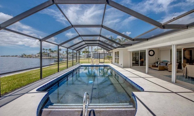 Caloosahatchee House | Spacious 3-bedroom home, private pool, near waterfront activities, great for families.
