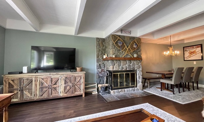 Stratton Mountain Condo | Spacious 3 level townhouse just minutes from the base of Stratton Mountain!