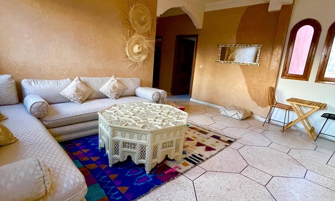 Aourir House | Spacious 5-bedroom house with jaccuzi and fitness Space , WiFi and more