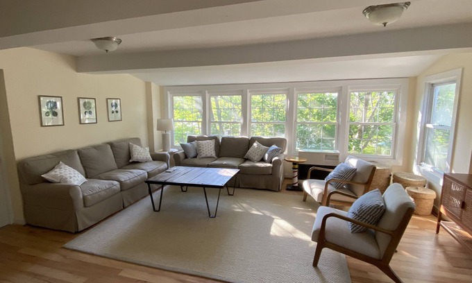 North Haven House | Spacious 5 bedroom home in town with large deck!