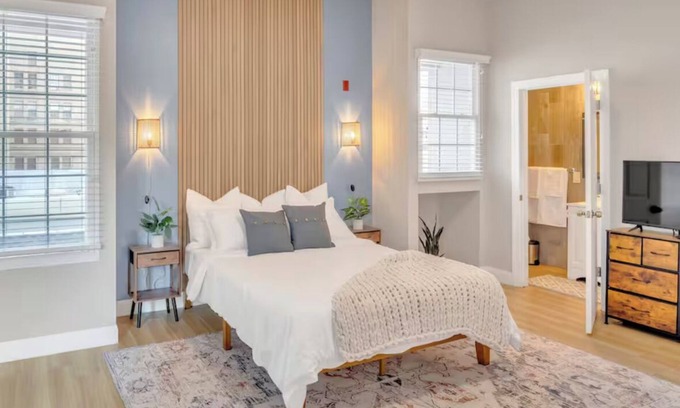 Center City East Apartment | Spacious 5-bedroom 4-bath in Center City - Walk to Convention Center - Sleeps 16