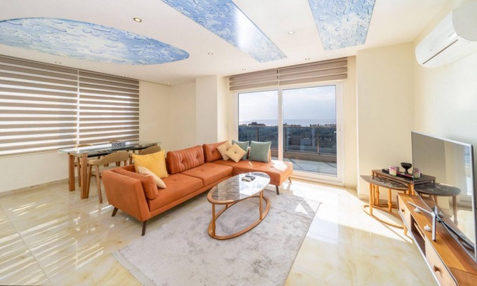 Kargicak Apartment | Spacious Apartment with Sea View in Alanya