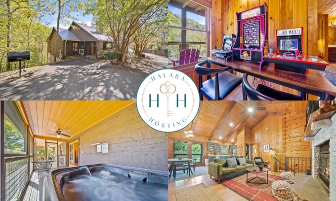 Sevierville House | Spacious Cabin w/Hot Tub + Arcade + Great Location