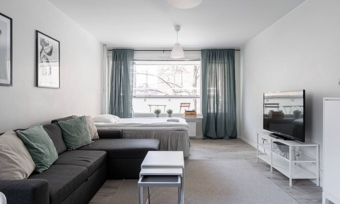 Tampere Apartment | Spacious Downtown Apt with Balcony that Hosts 10