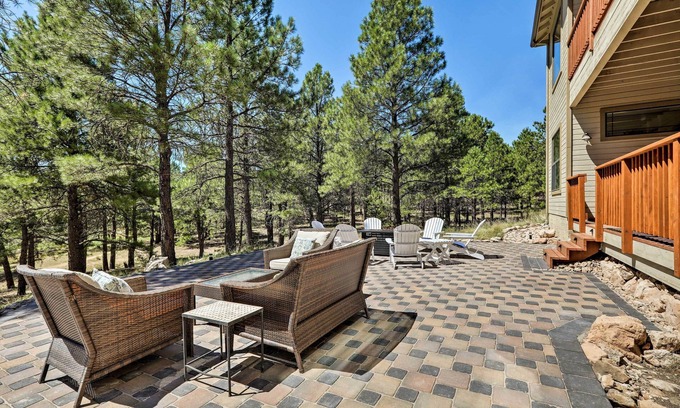 Ponderosa Trails House | Spacious Flagstaff Home with Fire Pit & Game Room!