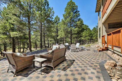 Ponderosa Trails House | Spacious Flagstaff Home with Fire Pit and Game Room!