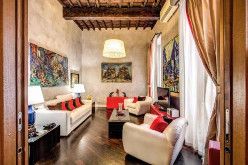 Rione VI Parione Apartment | Spacious Flat by Piazza Navona