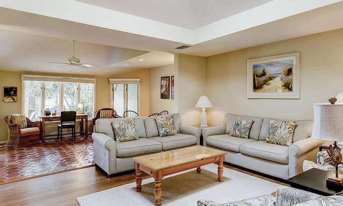Beach Lagoon Condo | Spacious Getaway Featuring Shared Pool & Tennis Court + Free WiFi, AC, W/D
