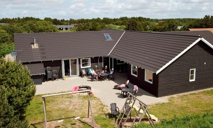 Vejers Strand House | Spacious Holiday Home in Vejers Strand with Pool