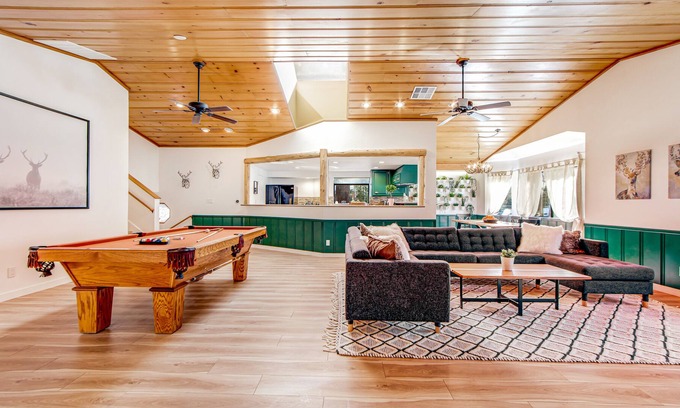 Fox Farm House | Spacious home w/deck, fire pit, pool table, & wood-burning stove - near slopes