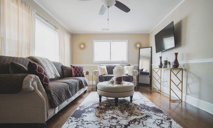 Charlotte House | Spacious Home with Pet-Friendly Yard