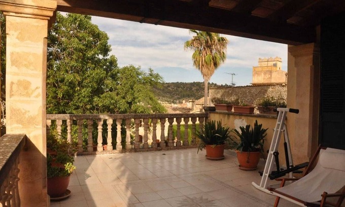 Mancor de la Vall Villa | Spacious house with many terraces, garden and swimming pool in quiet village