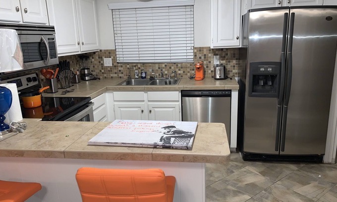 Dobson Ranch House | Spacious huge backyard, BBQ, Fire pit and Fooseball table