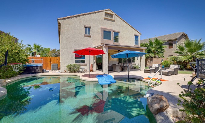 Maricopa House | Spacious Maricopa Home Rental w/Pool & Hot Tub!