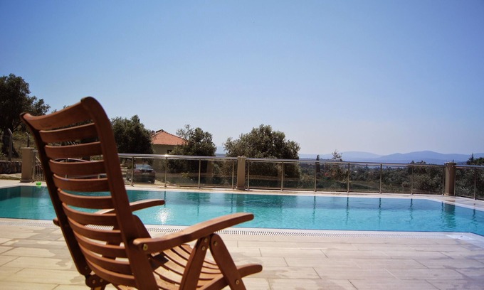 Sigacık Villa | Spacious Private Villa with Breathtaking Views with Swimming Pool