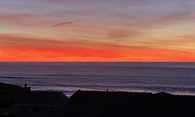 Roads End House | Spacious Roads End home with private hot tub, ocean views and two fireplaces.