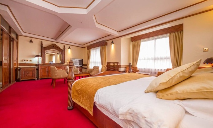Nairobi Hotel | Spacious Room Perfect for Family Stays w/Pool & Bar Access
