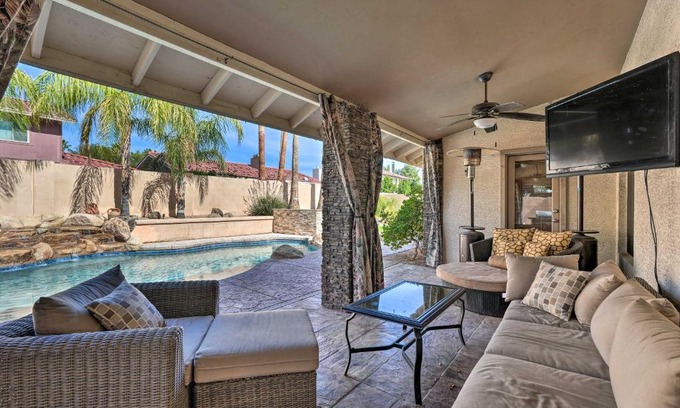 Paradise Valley Village House | Spacious Scottsdale Home Pool and Covered Patio