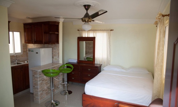 Corales del Sur Apartment | Spacious Studio, Kitchennette Balcony City View - Close to Las Americas Airport