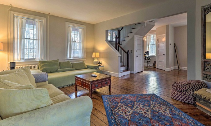 Town of Marbletown House | Spacious Stone Ridge Family Home: 6 Private Acres!