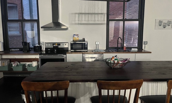North Platte Apartment | Spacious Suite overlooking the Canteen District North Platte Sleeps 6.