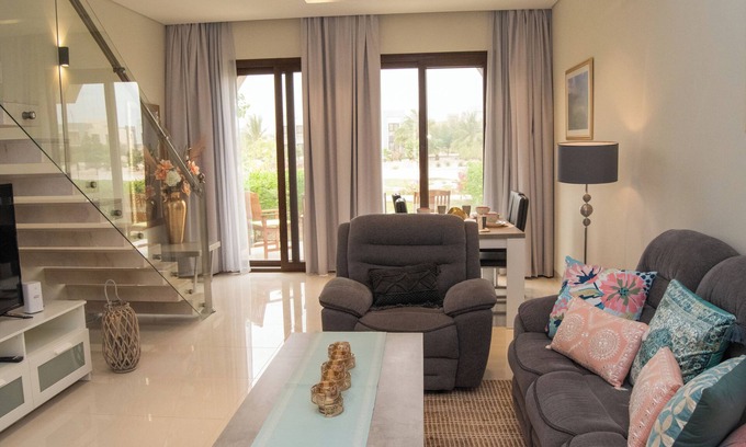 Salalah House | Spacious townhome with lagoon view with all amenities.