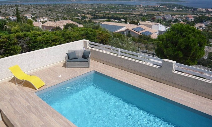 Fitou Villa | Spacious Villa High Standing Sea View Exceptional Panorama Private swimming pool