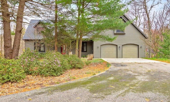 Saugatuck House | Spacious Wooded Retreat next to the Golf Course