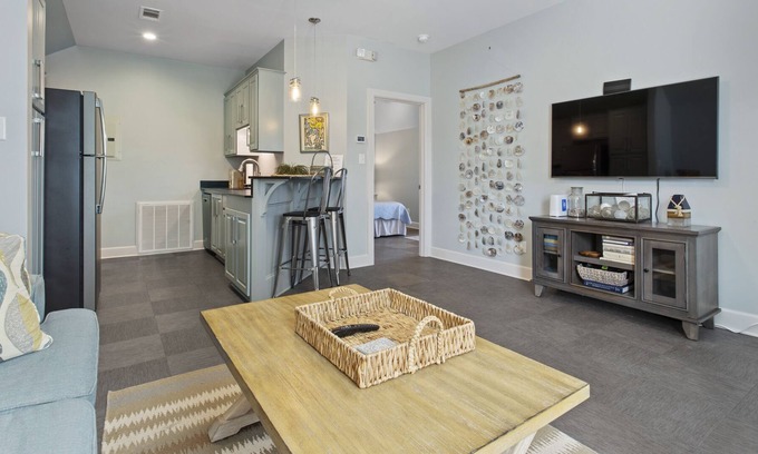 Ocean Springs Apartment | Spanish Trail Lofts - East Suite - Downtown Ocean Springs, MS