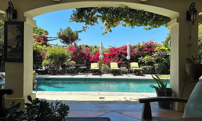 Ladera Heights Villa | Spanish villa with pool and outdoor kitchen centrally located in LA.