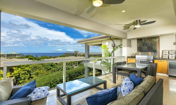 Wailea Villa | Spectacular 3rd Row Villa at Ho'olei with Ocean Views