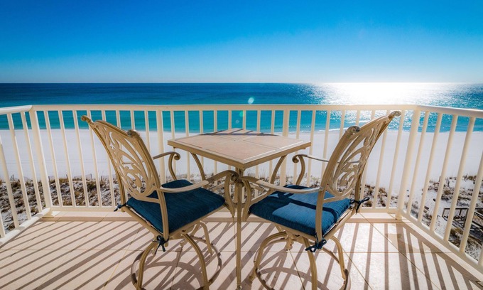 Pensacola Beach Condo | Spectacular Beach Front Views! Free Lazy Days Beach Chairs & Umbrella Included!