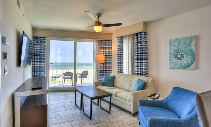 Treasure Island Condo | Spectacular Gulf Front Building. Heated Pool and Spa. Great Location. Corner Unit!