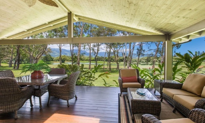 Princeville House | Spectacular Lakeside, Bali Hai Mountain View, Fairway Home