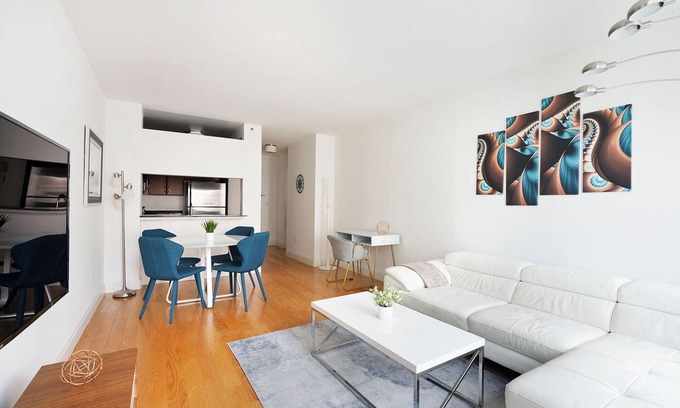 Rose Hill Apartment | Spectacular Midtown 1 Bed w/Gym, Rooftop #6173