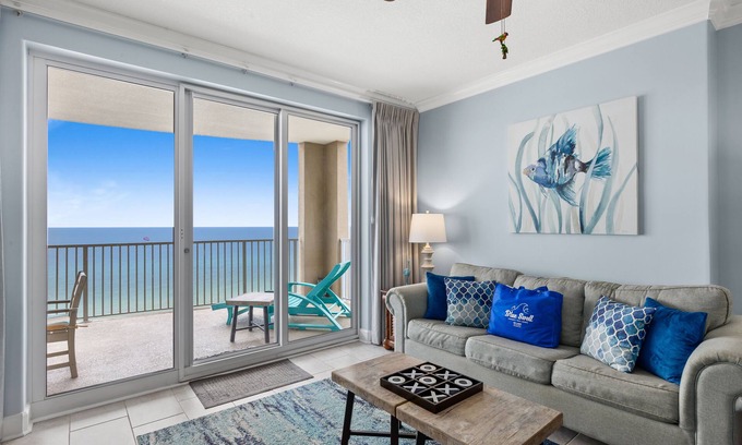 Long Beach Condo | Spectacular Ocean Villa END Unit 1001 - Coastal Decor and Endless Views!