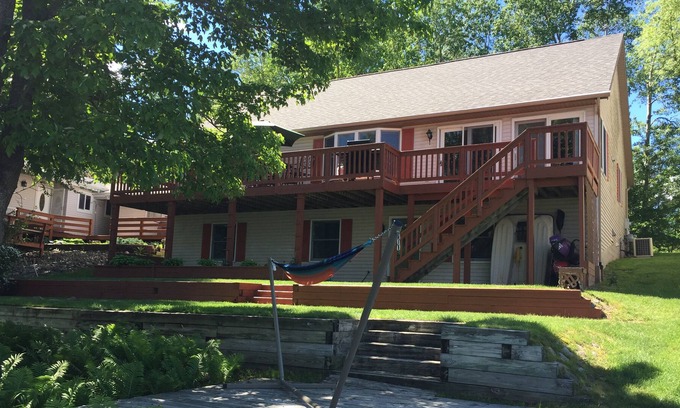 Canadian Lakes House | Spectacular setting with fantastic views of MainCanadian Lake.