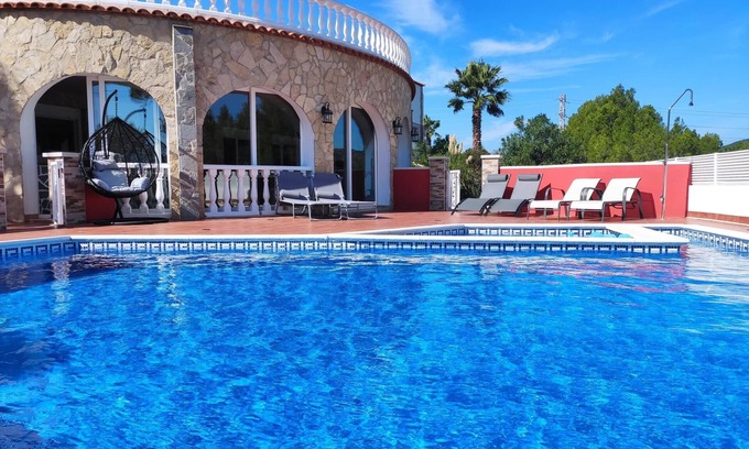 Les Tres Cales House | Spectacular villa with panoramic mountain views