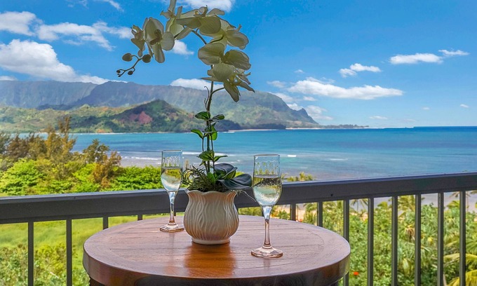Princeville Apartment | Spectacular Views of Hanalei Bay