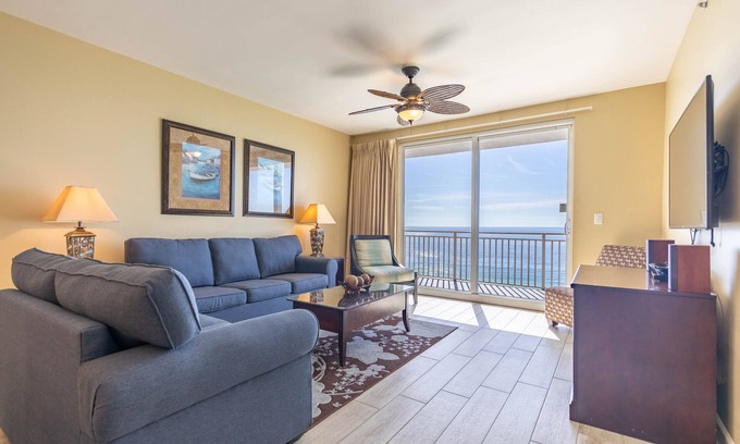 West Panama City Beach Condo | Splash 1407 2BRs On Water + Bunks 2026 Prices Shown Are 10% Off