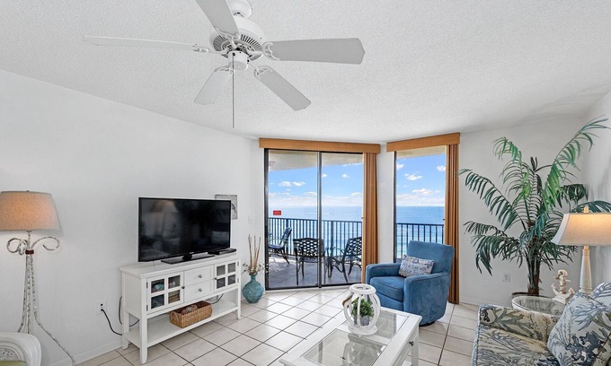 Orange Beach Condo | Splash Pad for the Kiddos | Beachfront Condo with Private Balcony | Beach Getaways