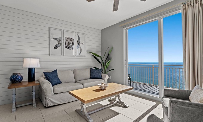 West Panama City Beach Condo | Splash Top-Floor Penthouse | 1800 sq. ft. | Free Beach Chairs!