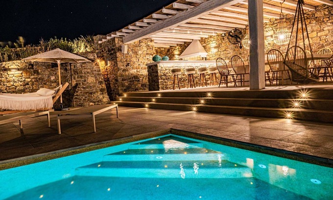 Kalafatis Villa | Splendid Mykonos Villa | Villa Agape | 5 Bedrooms | Private Pool with Stunning.