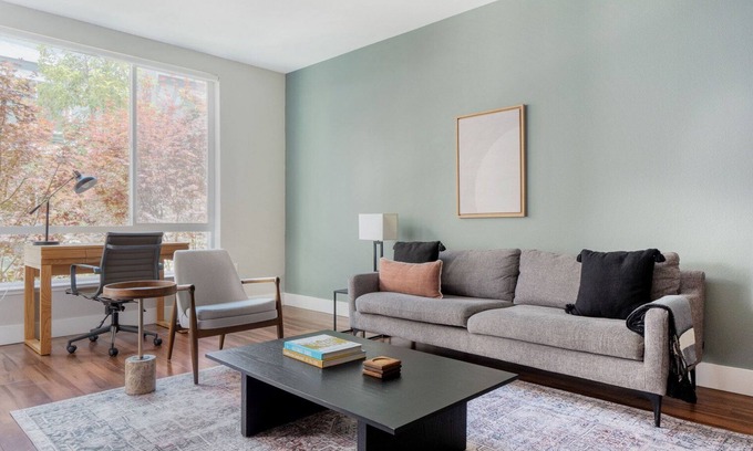 Heritage District Apartment | Splendid Sunnyvale 1BR w/Movie Room & A/C, nr Shops, by Blueground