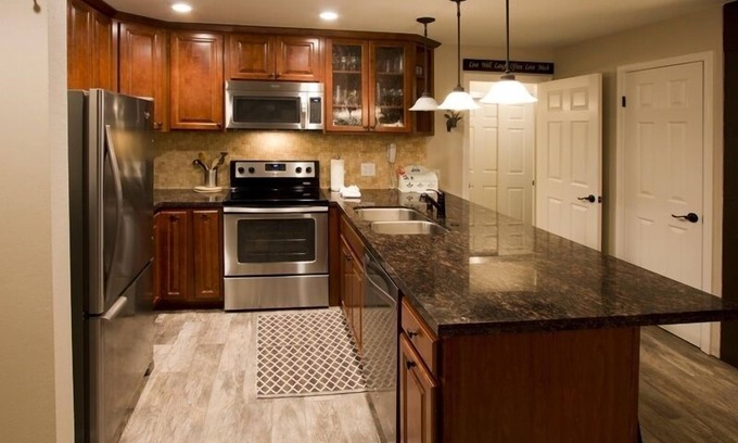 Mammoth Lakes Condo | St Anton Condos #74 (2-Bedroom) with Pool by RedAwning