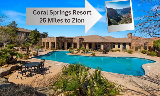 St. George Condo | St. George Gem, Pool, Hot Tub, View, Zion Basecamp
