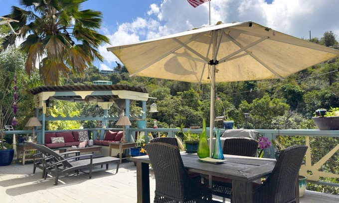 Estate Pastory Cottage | ST.JOHN, VIRGIN ISLANDS! 2 BEDROOM, 1.5 BATH, BEAUTIFUL TROPICAL GARDENS!