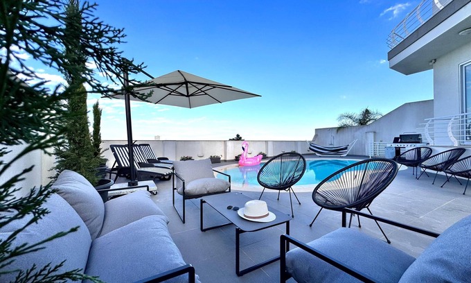 St. Andrew's Villa | St Julian’s Hillside villa with Pool