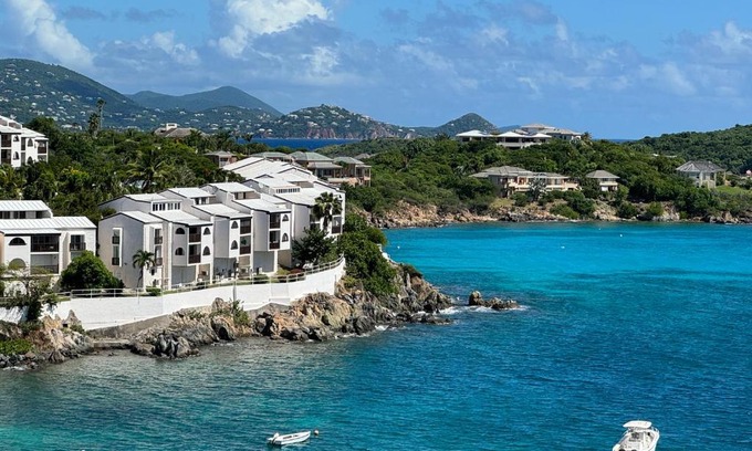 Nazareth Apartment | St Thomas -Spectacular Views of St John- Ocean Front!