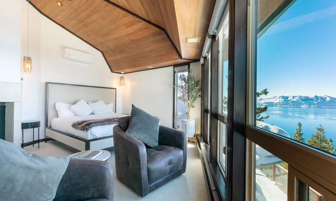 Lakeridge House | Stairway to Heaven with Stunning Lake Views from Cave Rock, Sleeps 10